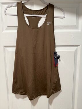 Reebok Women’s Brown Racerback Tank Top - L